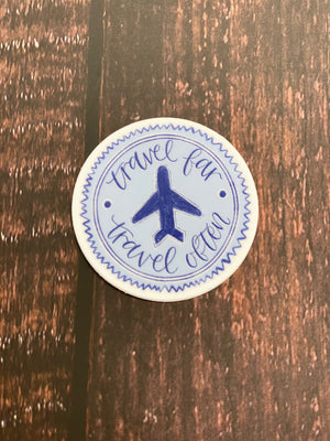 Travel Themed Vinyl Stickers