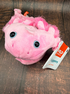 Wild Republic Huggers Axolotl Stuffed Animal - 8"