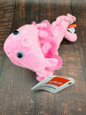 Wild Republic Huggers Axolotl Stuffed Animal - 8"