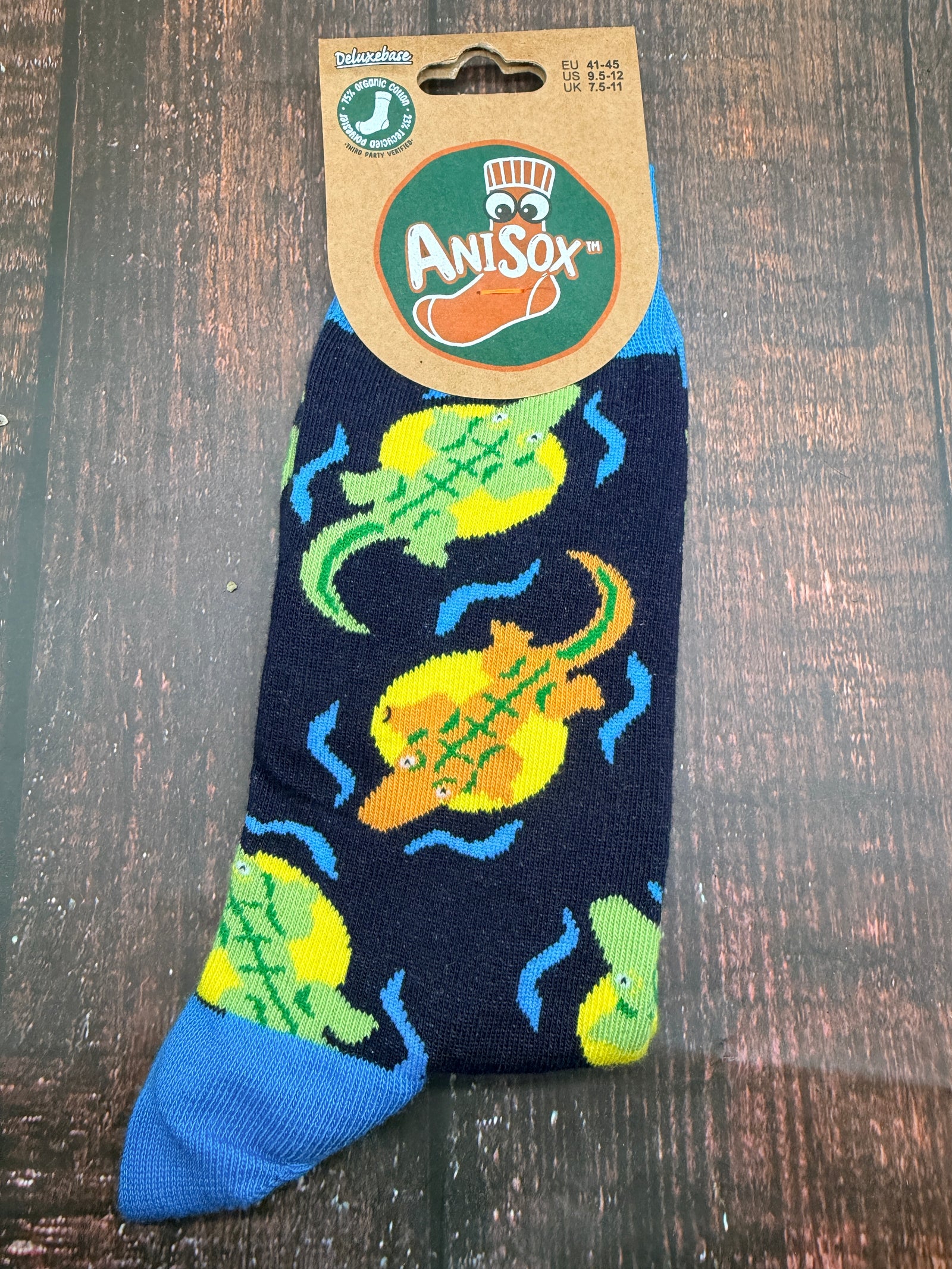 AniSox Alligator Organic Cotton & Recycle Polyester Sock