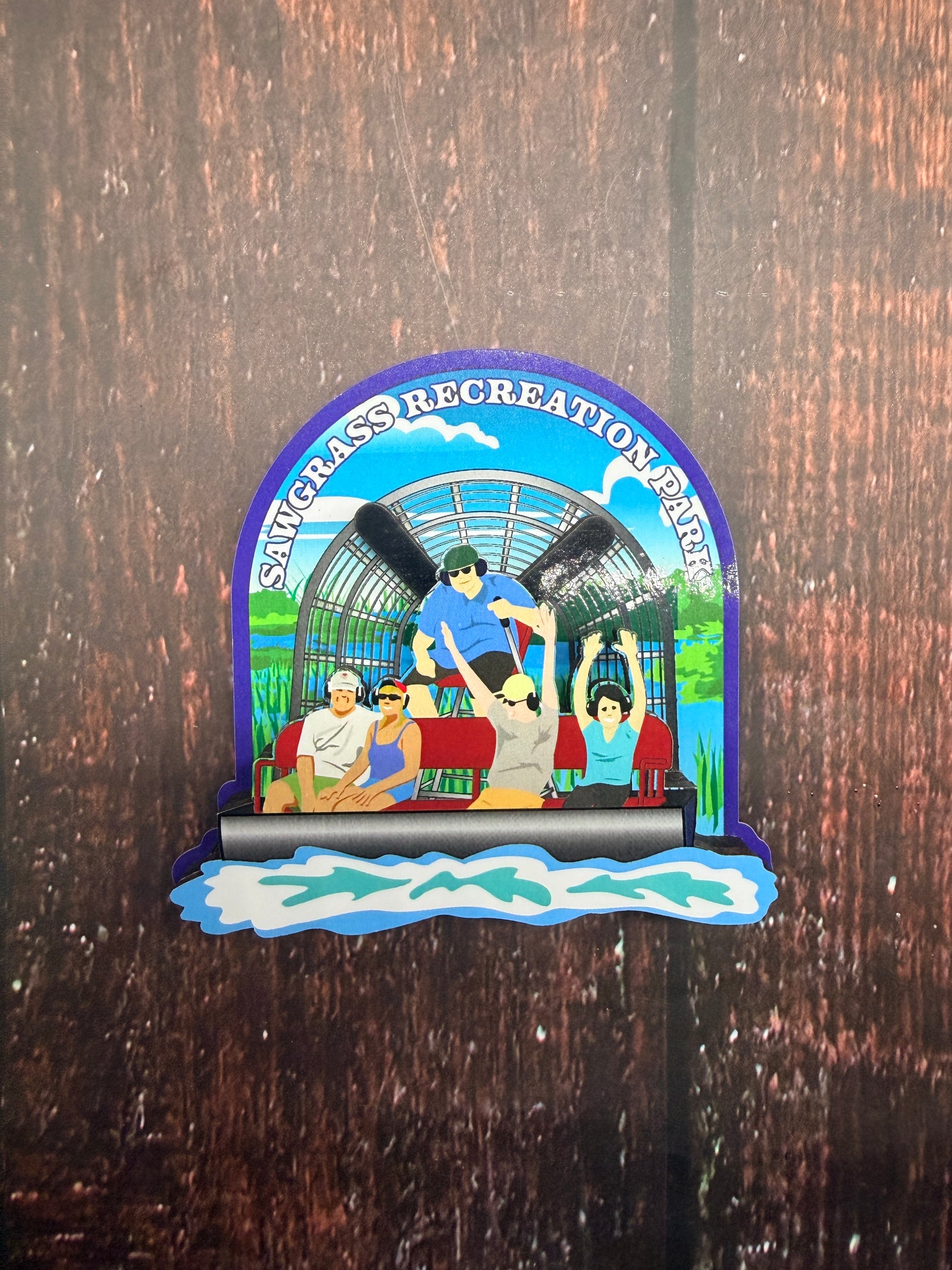 Custom Sawgrass Magnet Spinning Prop Airboat
