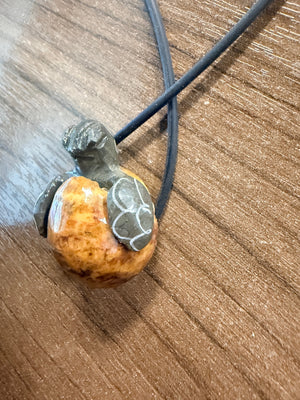 Turtle Foundation - Turtle in Shell Stone Necklace