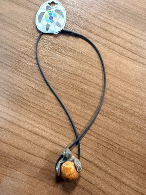 Turtle Foundation - Turtle in Shell Stone Necklace