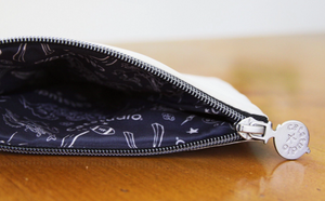 Florida Zip Pouch - Natural