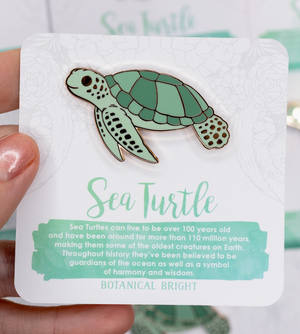 Sea Turtle Enamel Pin