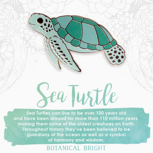 Sea Turtle Enamel Pin