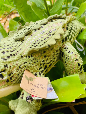 Eco Friendly American Alligator Bean Bag Plush by Aurora