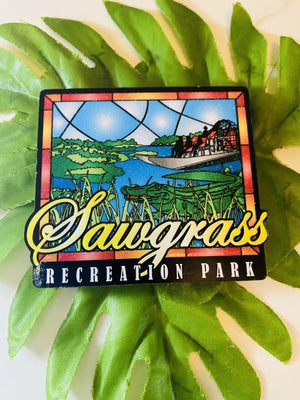 Stained Glass Custom Sawgrass Magnet