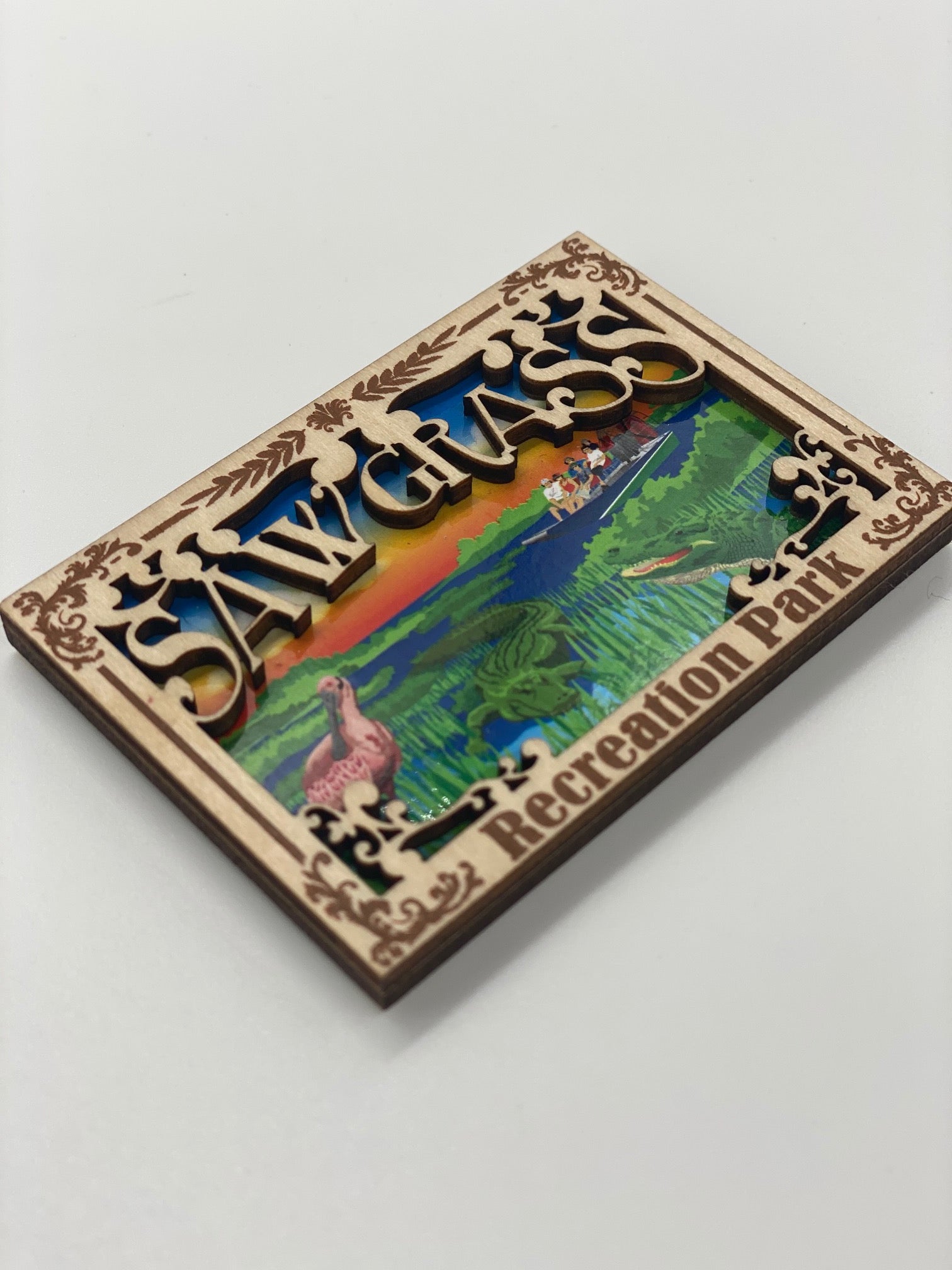 Custom Sawgrass 2D Magnet Swamp Scene