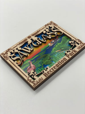 Custom Sawgrass 2D Magnet Swamp Scene