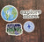 Travel Themed Vinyl Stickers