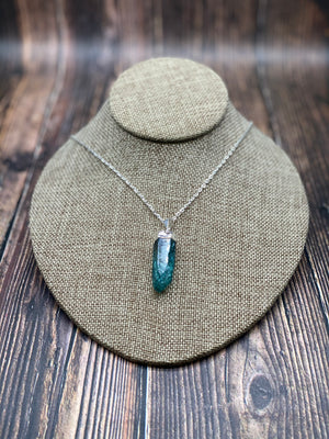 Hand Cut Crystal Necklace